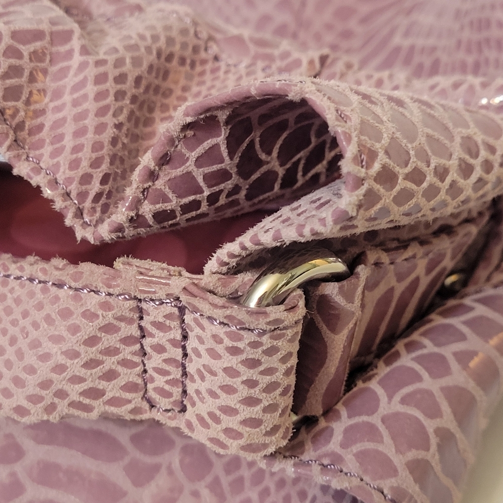 Vintage Perlina Snakeskin Hobo Handbag - Picture 6 of 12